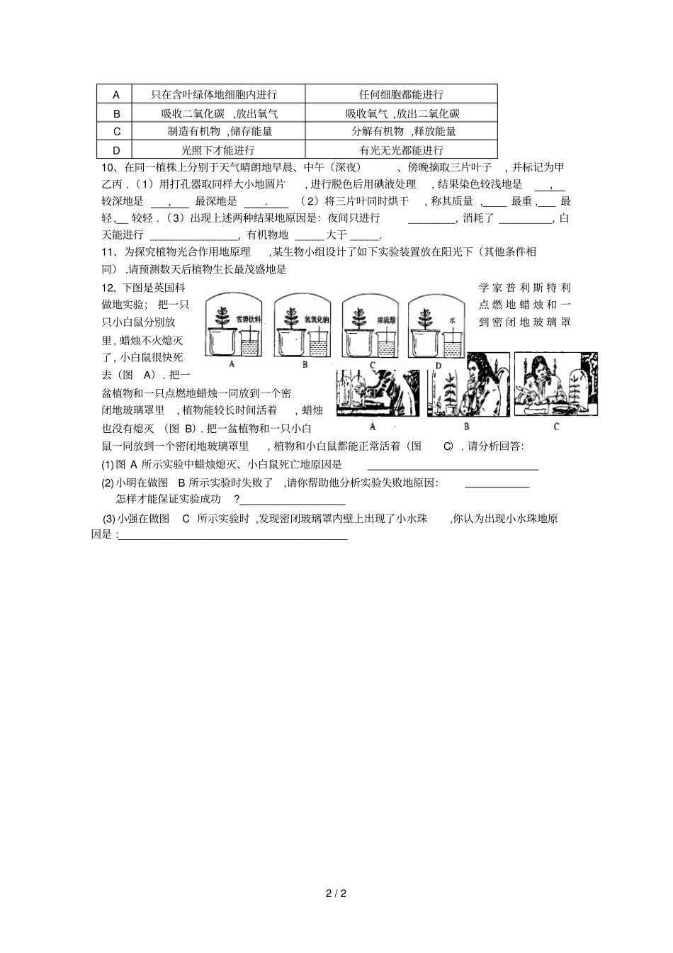 七上二光合作用_第2页