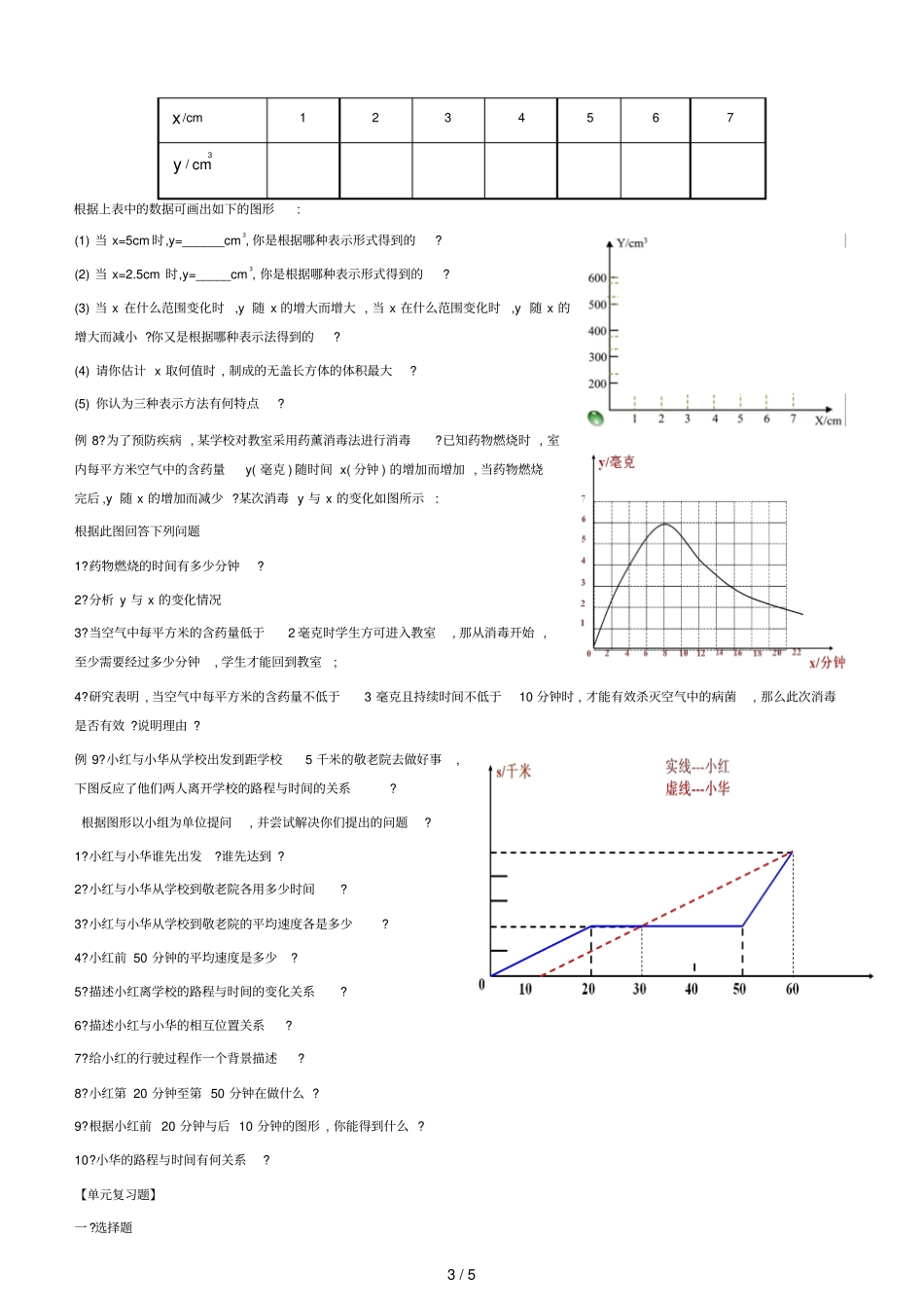 七下变量之间的关系技术_第3页