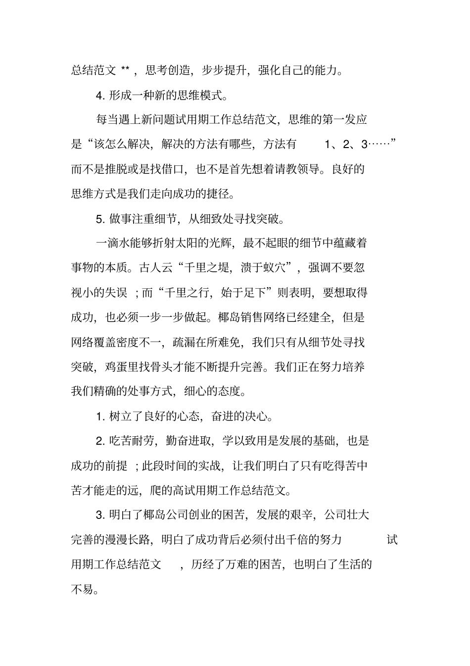 七天试用期工作总结_第2页