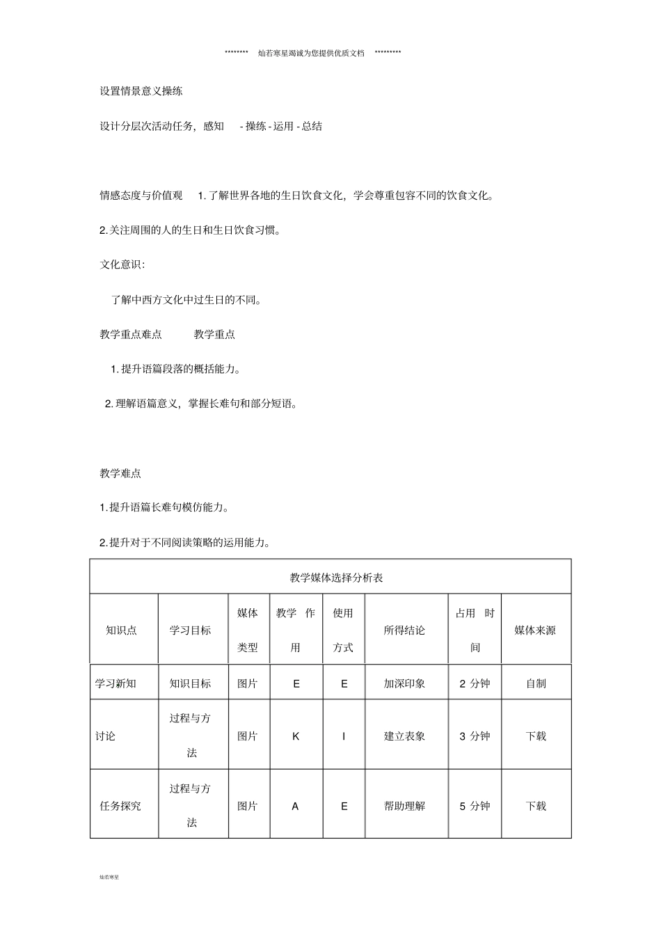 七年级英语下册Unit10I’dlikesomenoodlesSectionB2a-2c教学设计人教新目标版_第2页