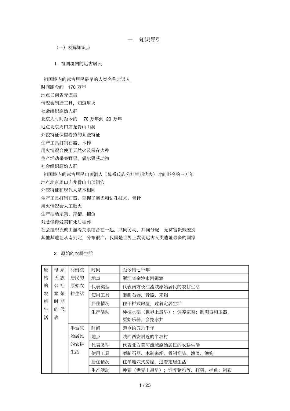 七级历史上册同步解析与测评_第1页