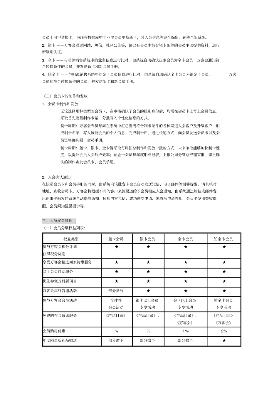 万科会员等级管理_第3页