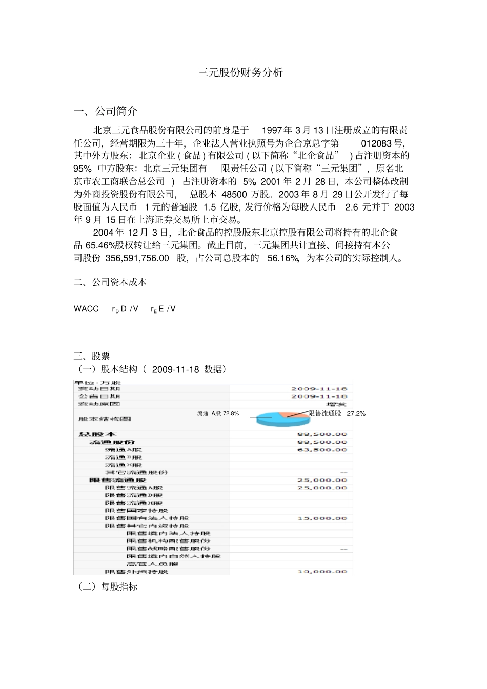 三元股份财务分析_第1页