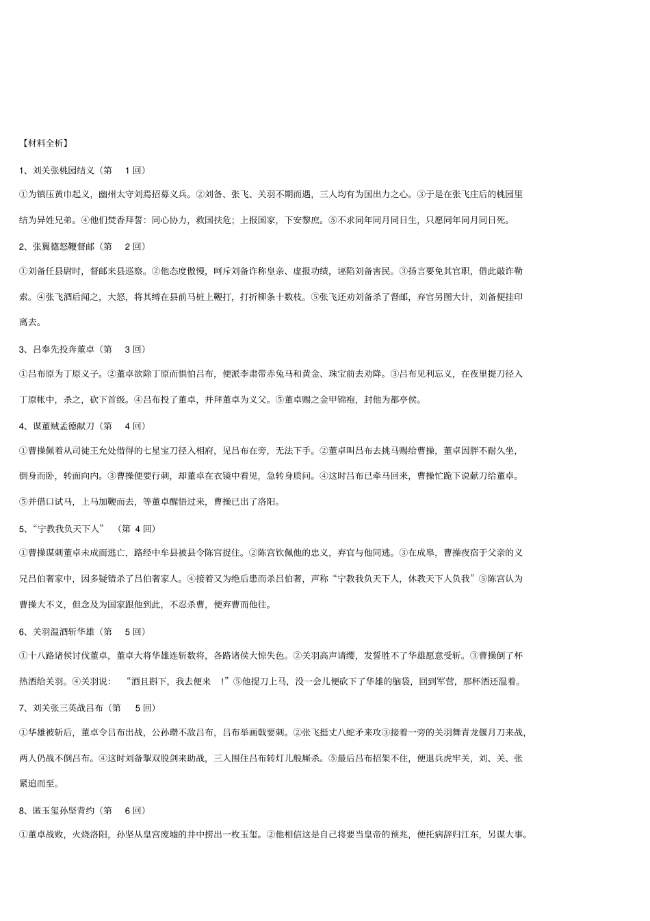三国演义100个故事情节_第1页