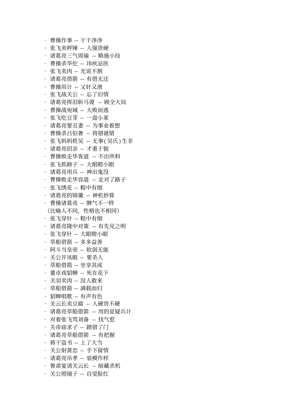 三国演义中的歇后语_第3页