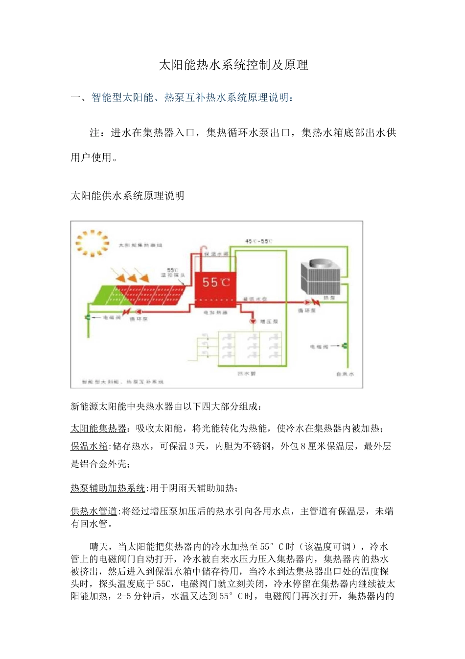太阳能热水系统控制及原理.._第1页