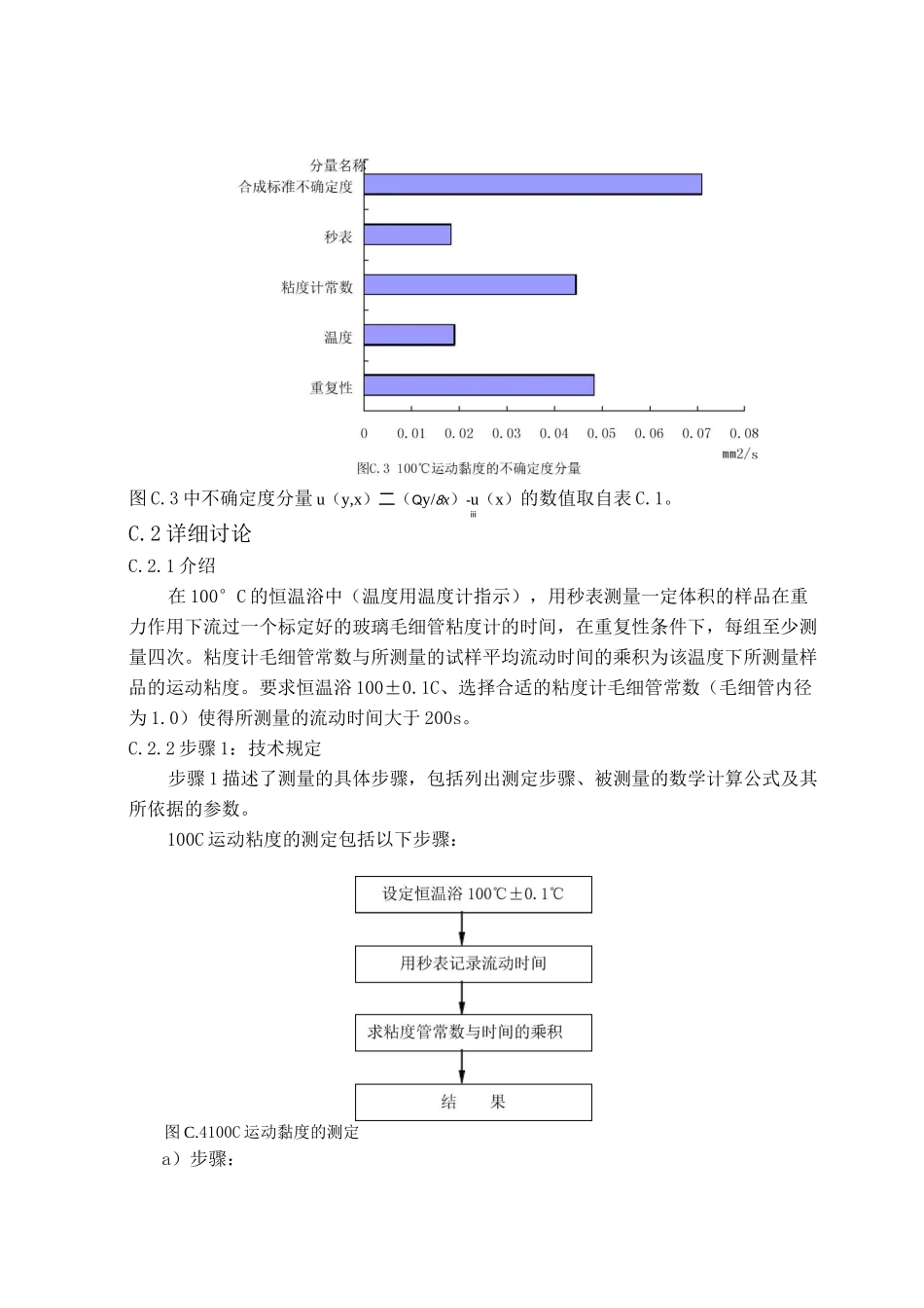 石油产品运动粘度测量不确定度的评估_第3页