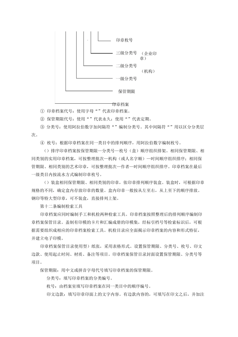 印章档案整理分类方案_第2页