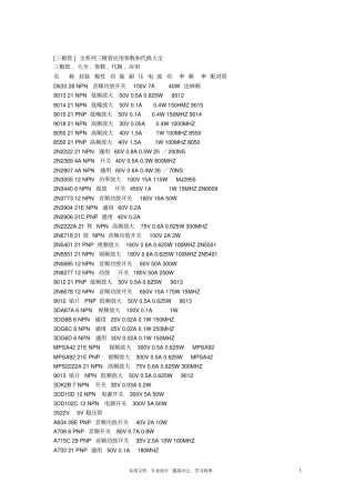 三极管替换小全