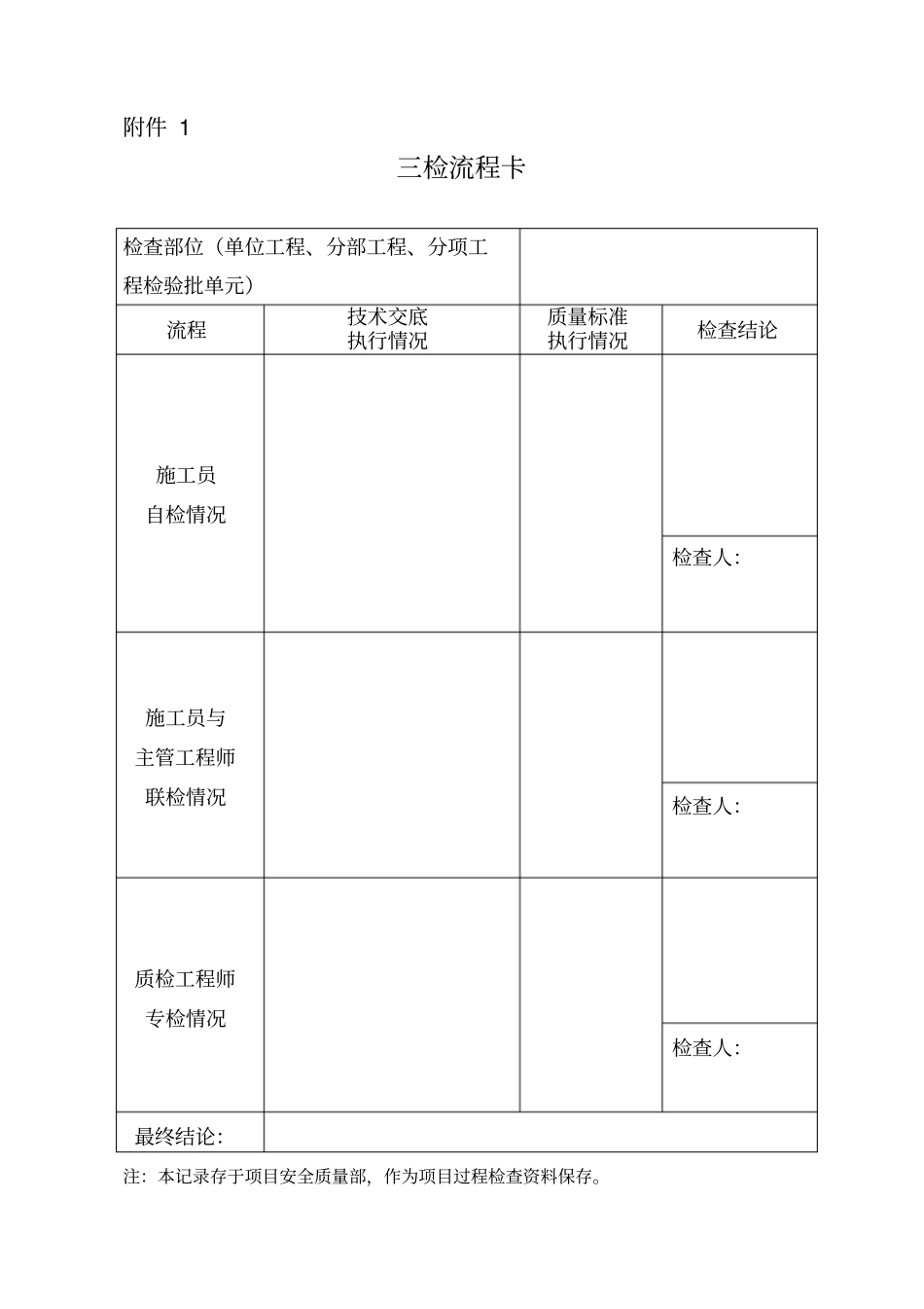 三检制记录样表资料_第1页