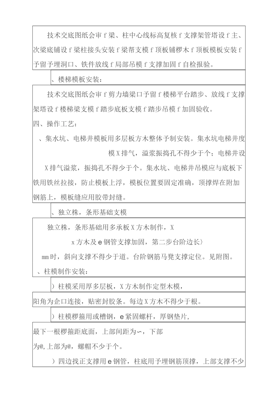 一层模板安装技术交底_第3页