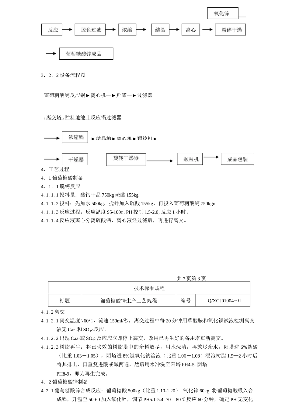 葡萄糖酸锌生产工艺规程_第2页