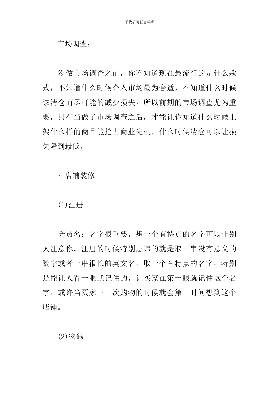 淘宝企业店铺营销方案_第2页