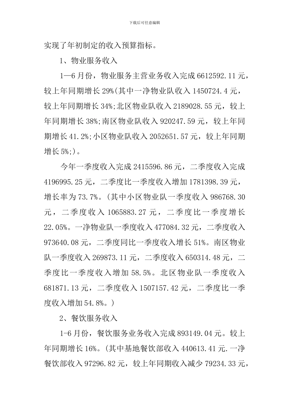 物业管理分公司工作的自我总结_第2页
