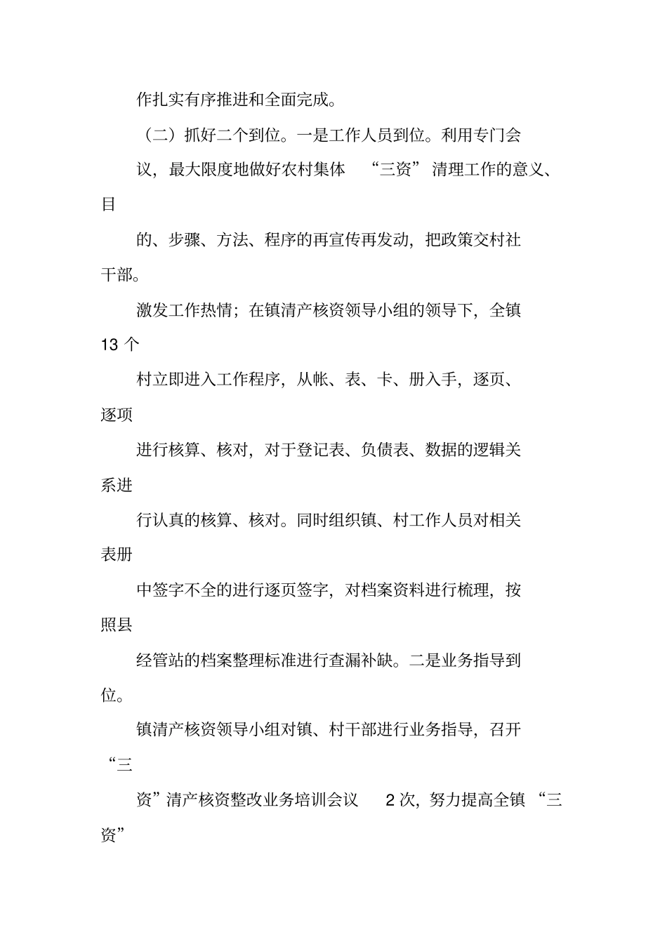 三资管理专项整治工作总结工作范文_第3页