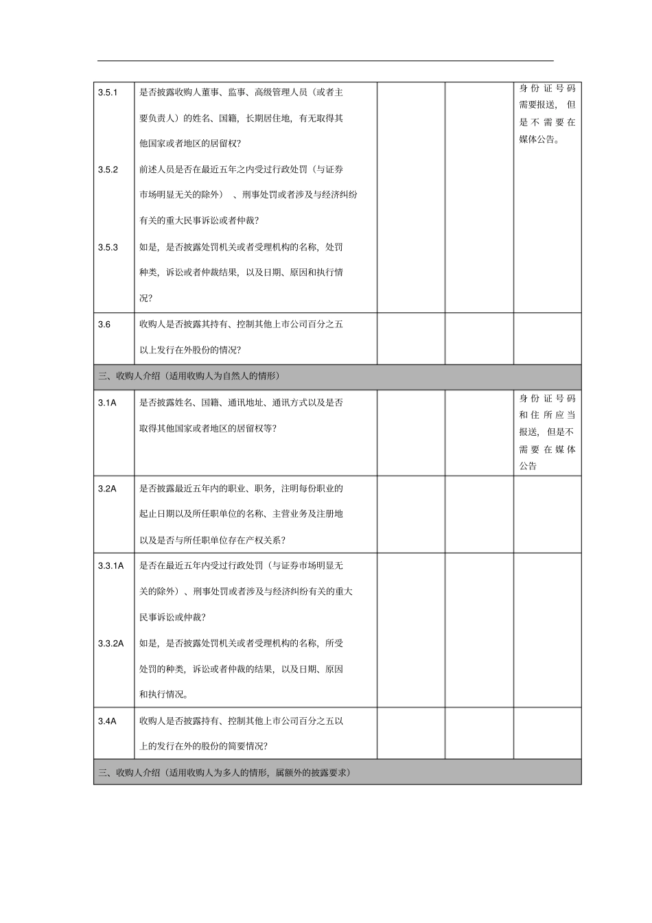 上公司收购报告书摘要审核对照表可编辑_第2页