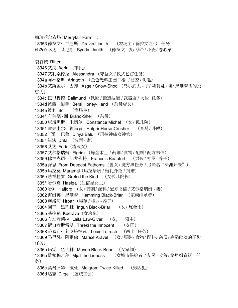 上古卷轴全控制台NPC代码_第3页