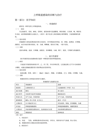 上呼吸道感染分析