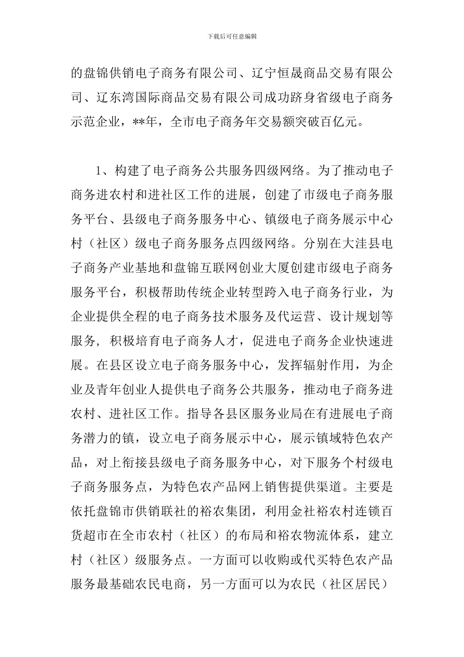 电子商务产业发展调研报告_第2页