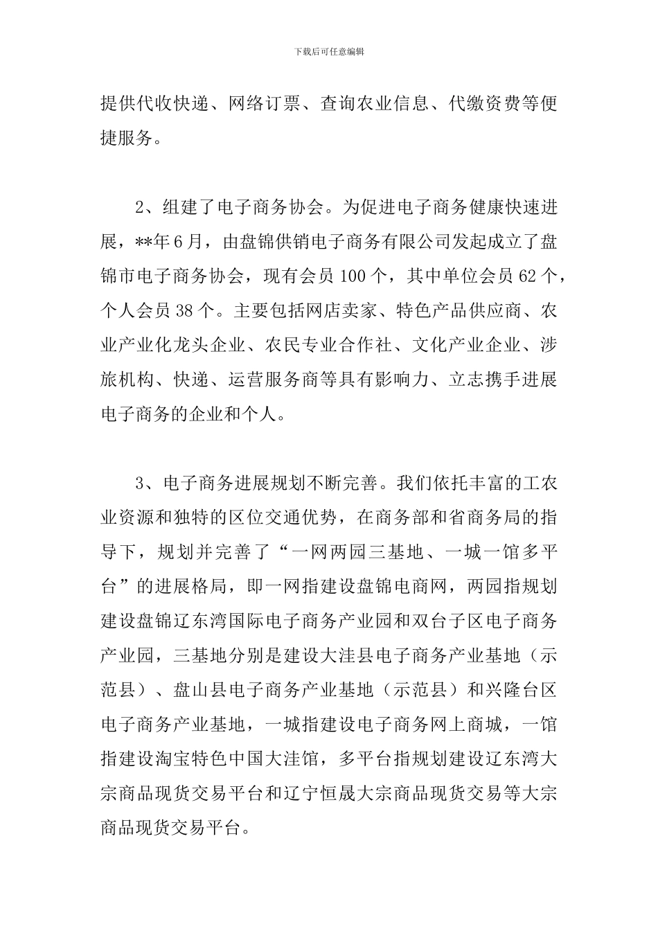 电子商务产业发展调研报告_第3页