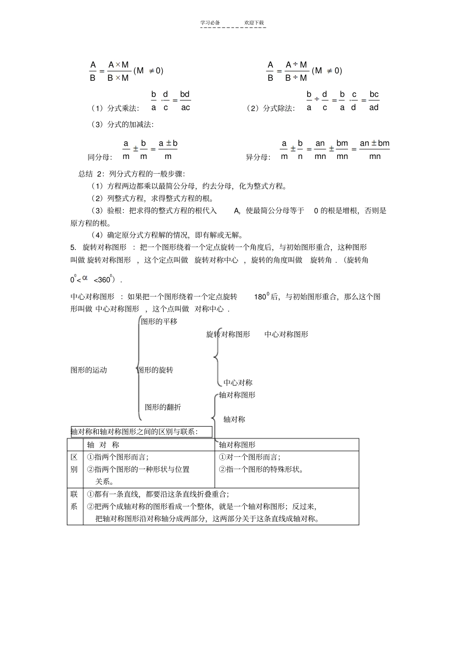 上海七年级数学公式_第2页