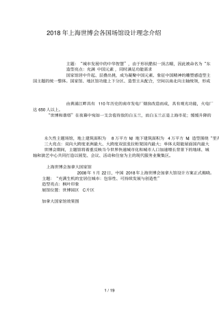 上海世博会各国场馆设计方案理念介绍6