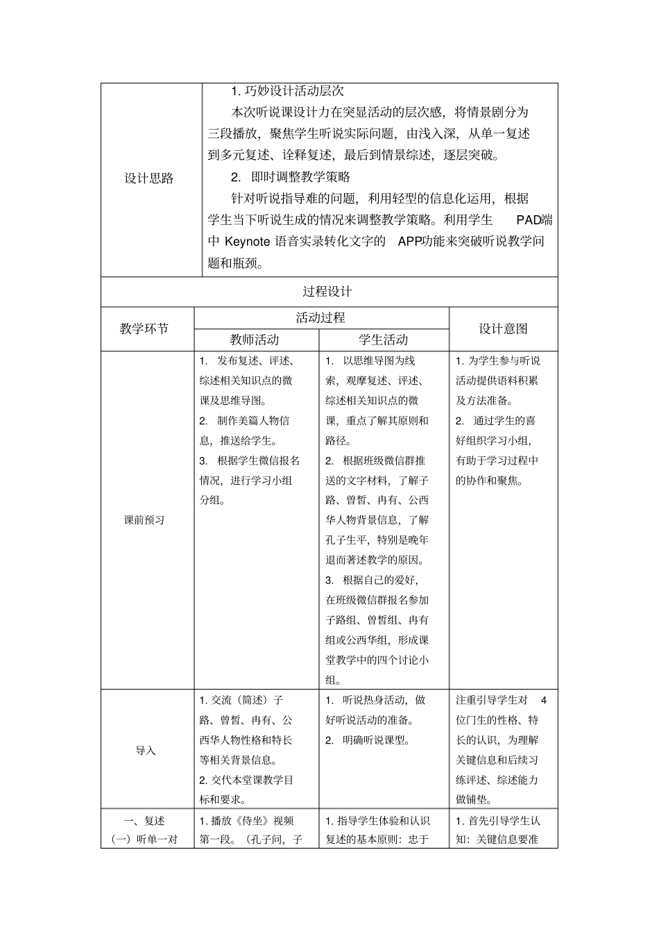 上海中职语文学科优质课堂教学设计_第2页