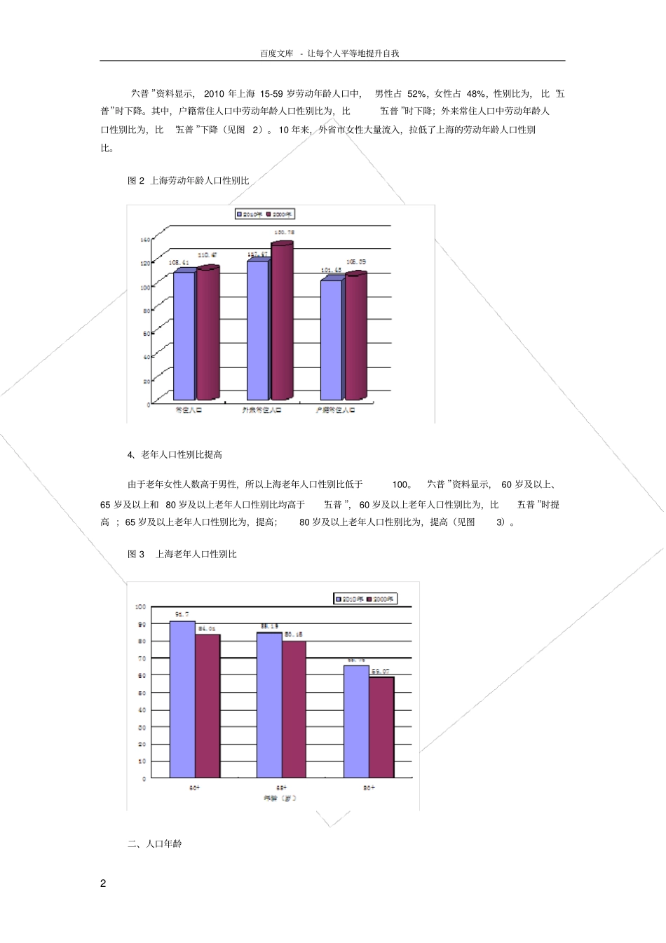 上海人口变化及结构变化分析_第2页