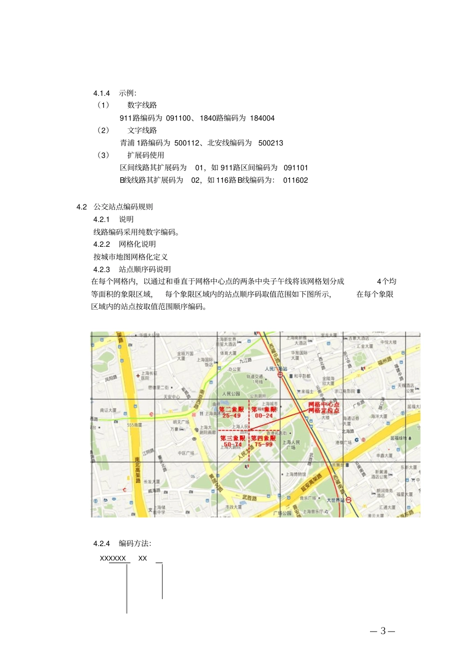 上海公交线路和站点设施分类、编码规则试行分析_第3页