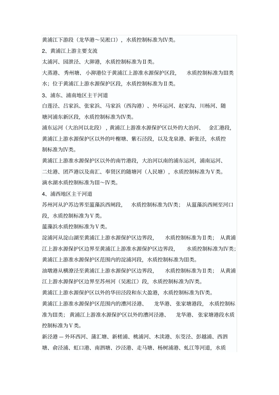 上海水环境功能区划2011年修订版_第2页