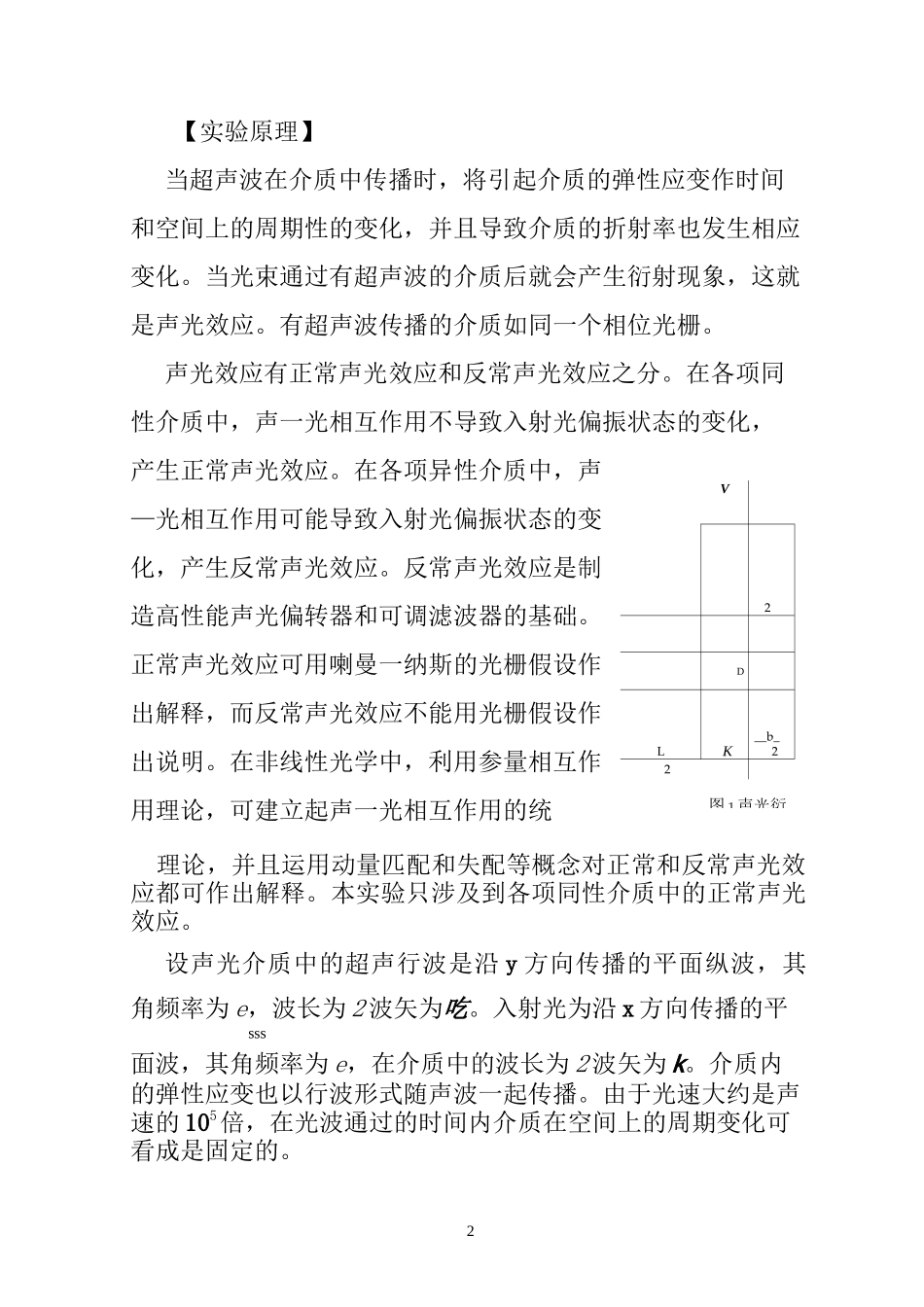 声光效应 物理实验报告_第2页