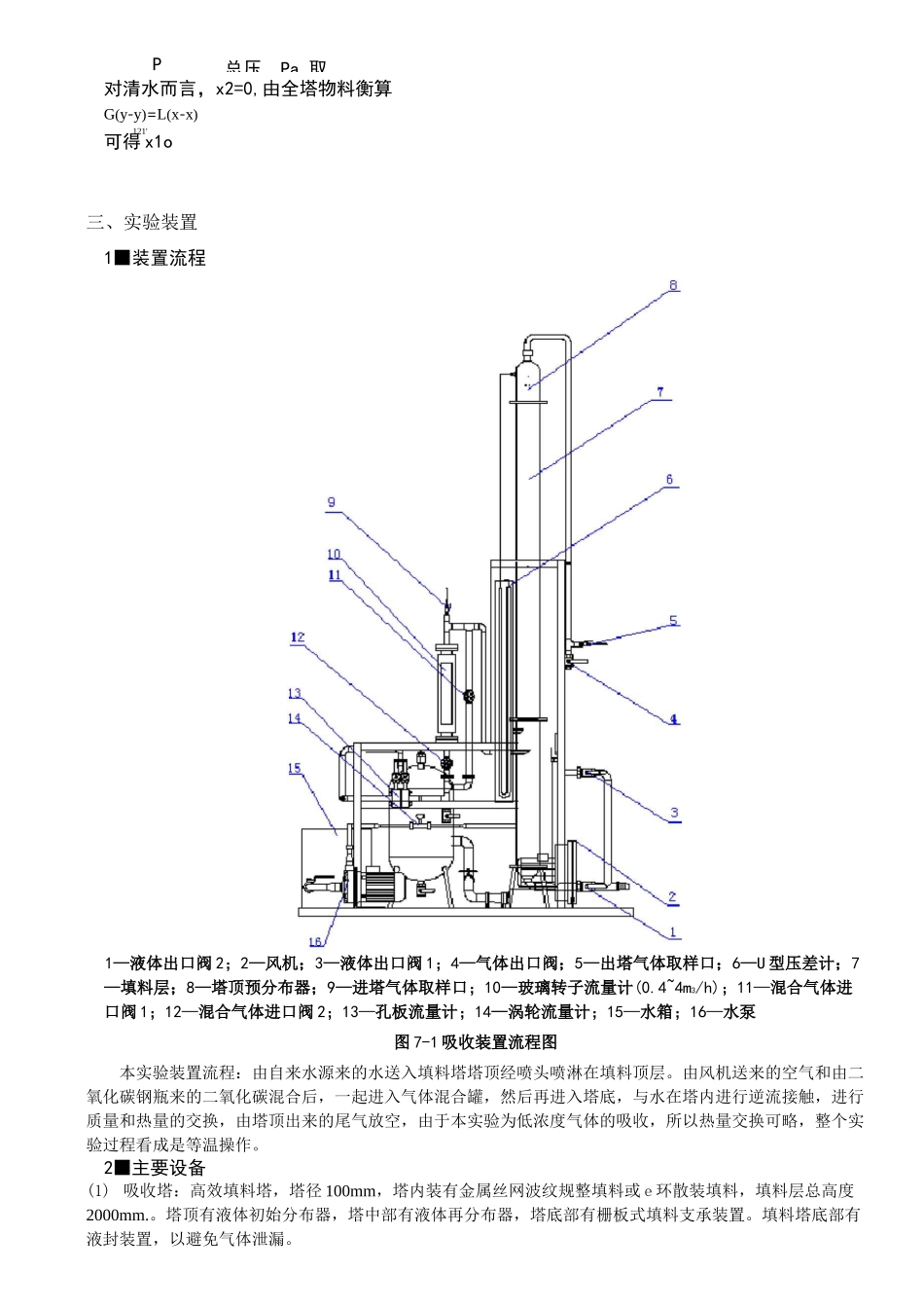 填料塔吸收传质系数的测定_第3页