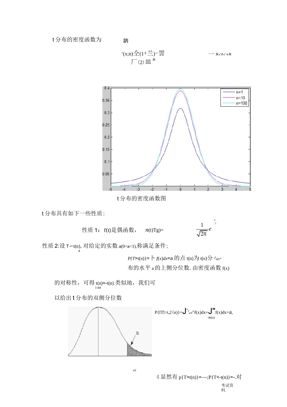 统计学三大分布及正态分布的关系_第3页