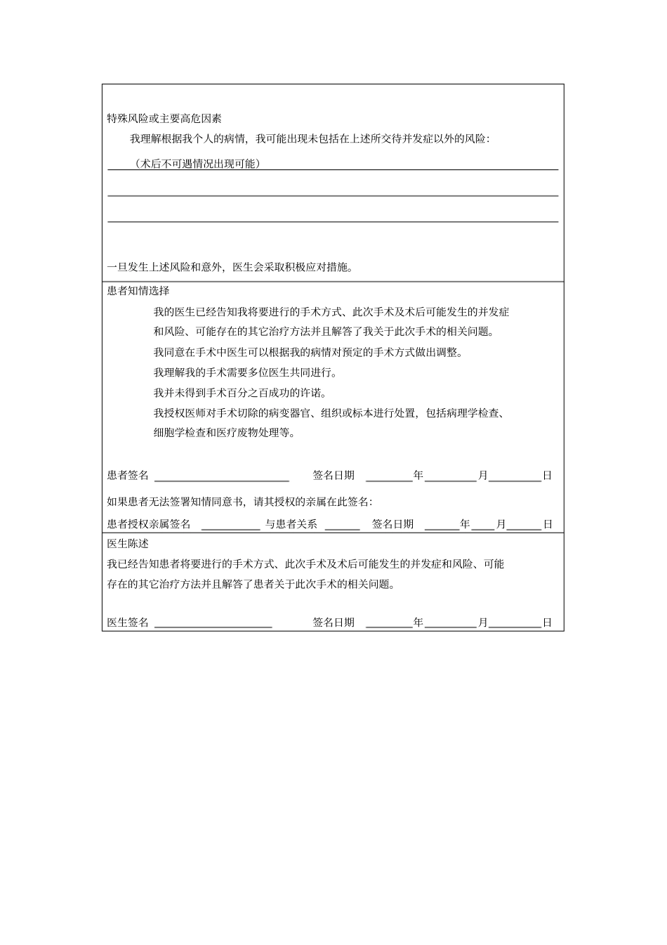 下肢截肢术知情同意书_第2页