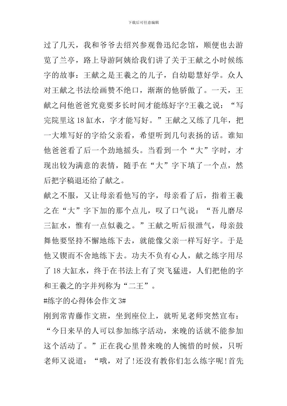 练字的心得体会作文_第3页