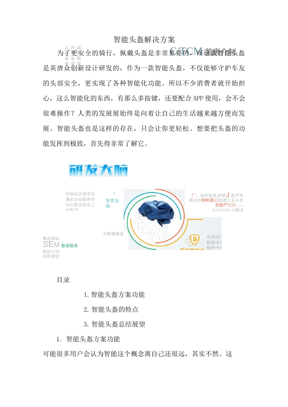 智能头盔解决方案_第1页