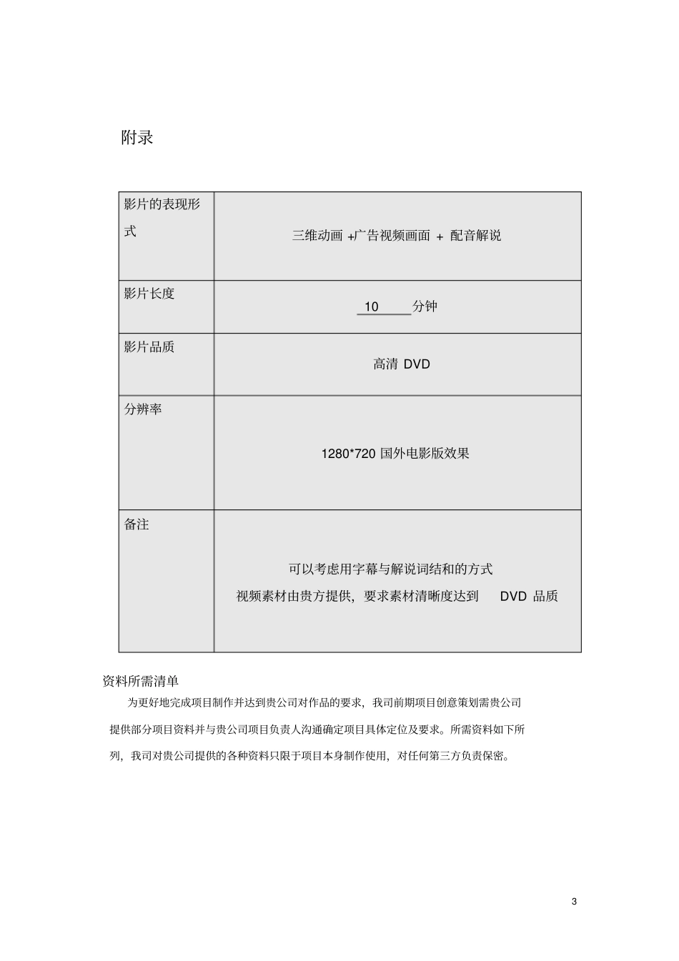 专业影视制作合同书_第3页