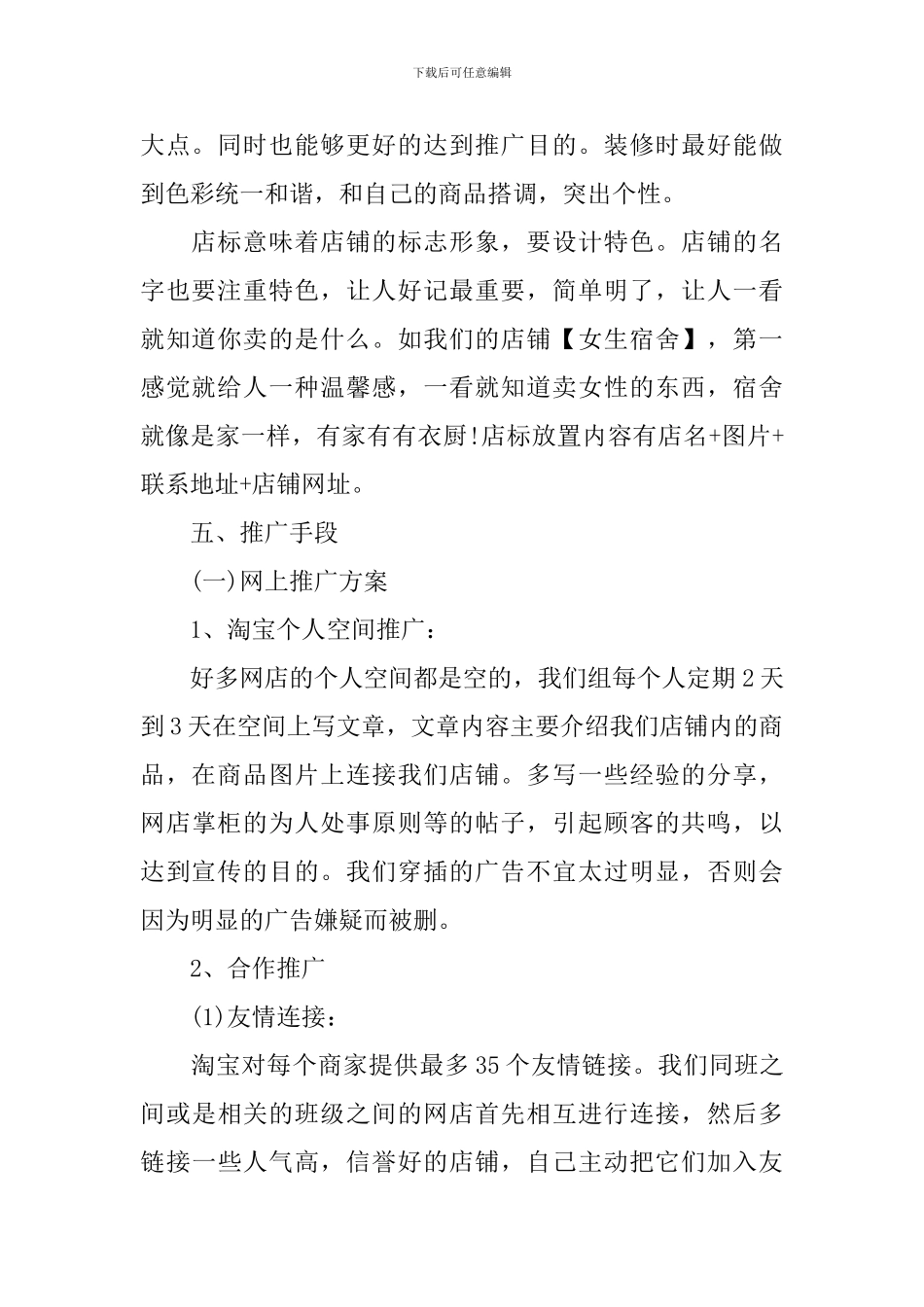 网店推广策划方案_第2页