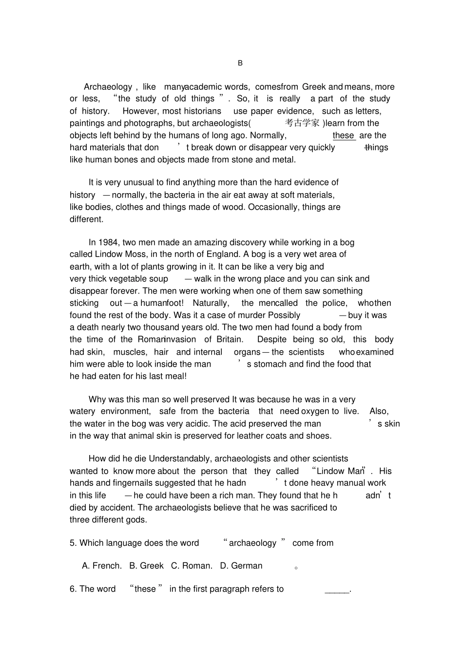 专升本英语专项练习阅读理解_第2页