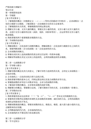 专升本高数复习资料超新超全