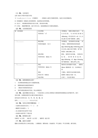 专科护士精华习题汇总