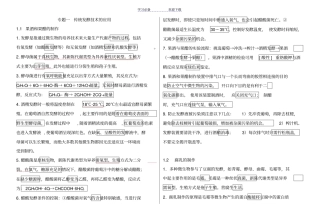 专题一传统发酵技术的应用知识点总结