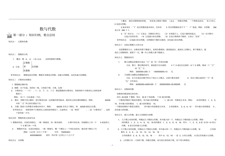 专题一数与代数_第1页