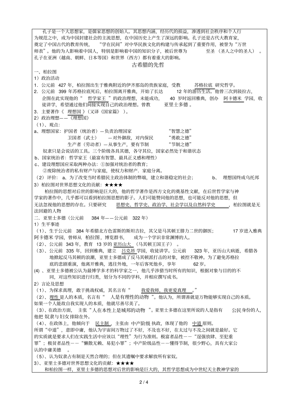 专题东西方的先哲_第2页