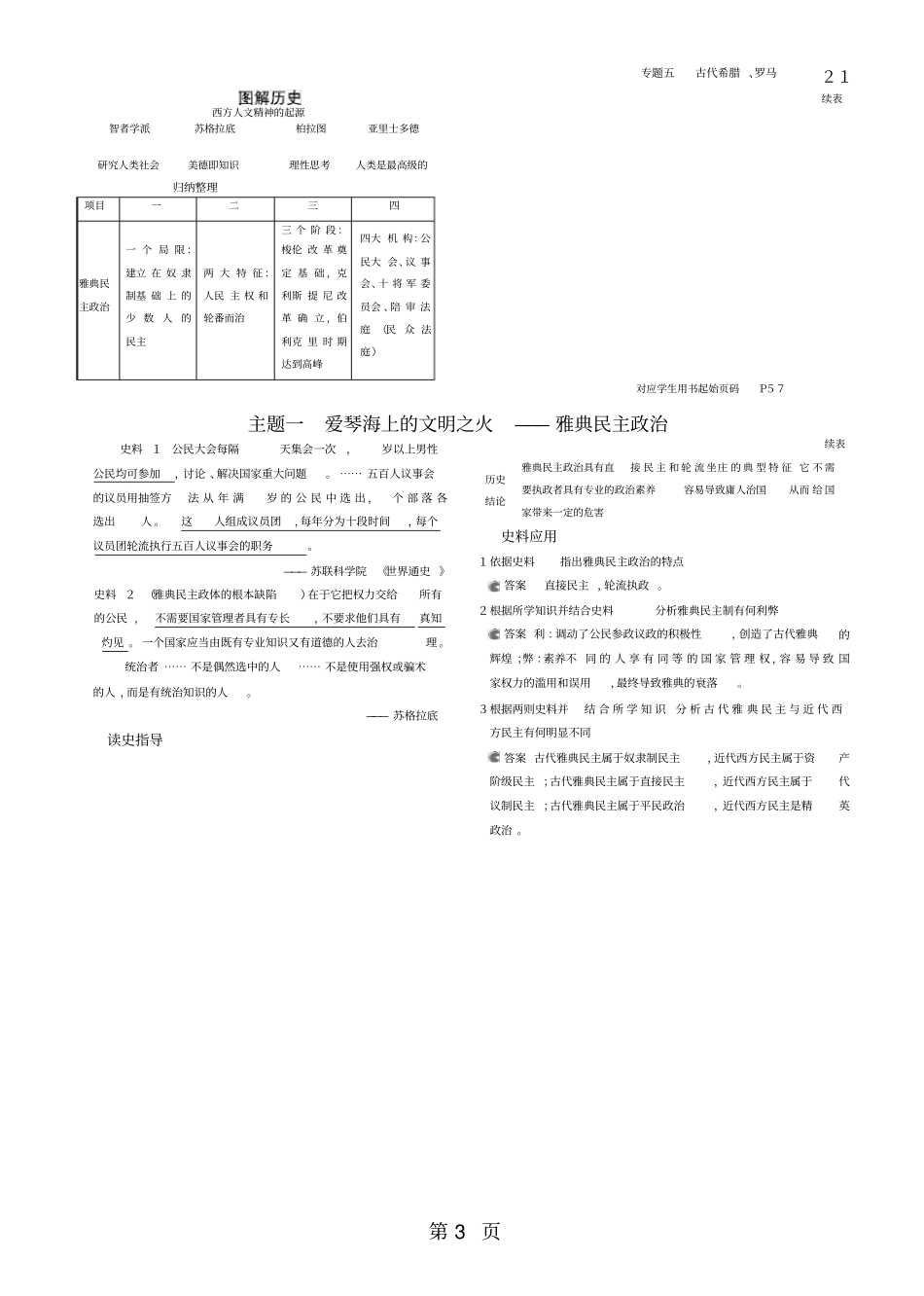 专题五古代希腊、罗马_第3页