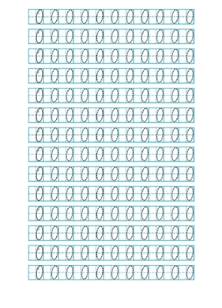 幼儿数字描红