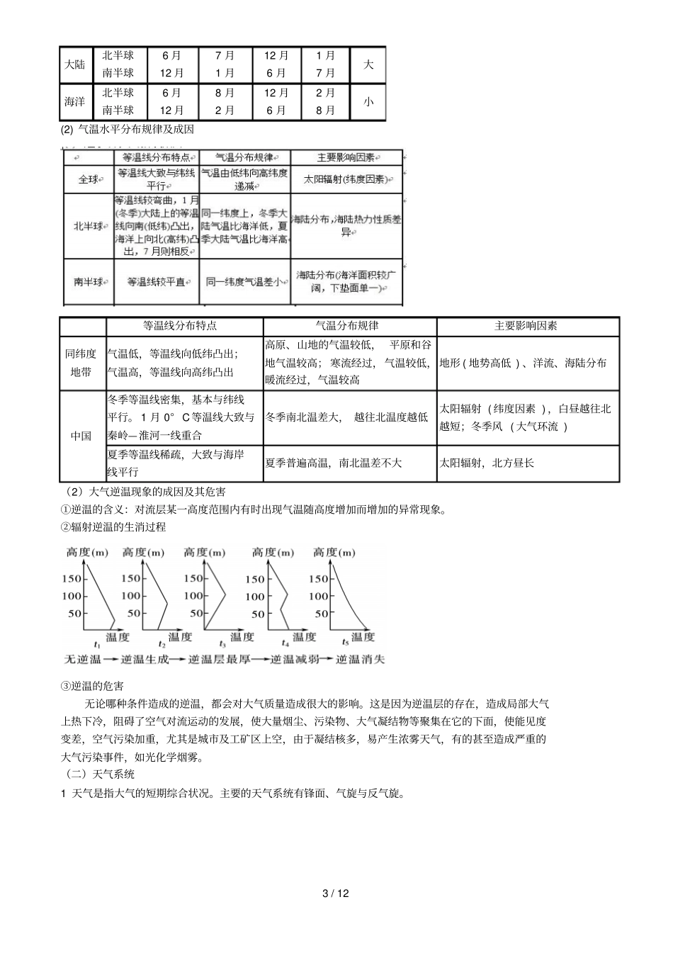 专题大气环流与天气系统_第3页