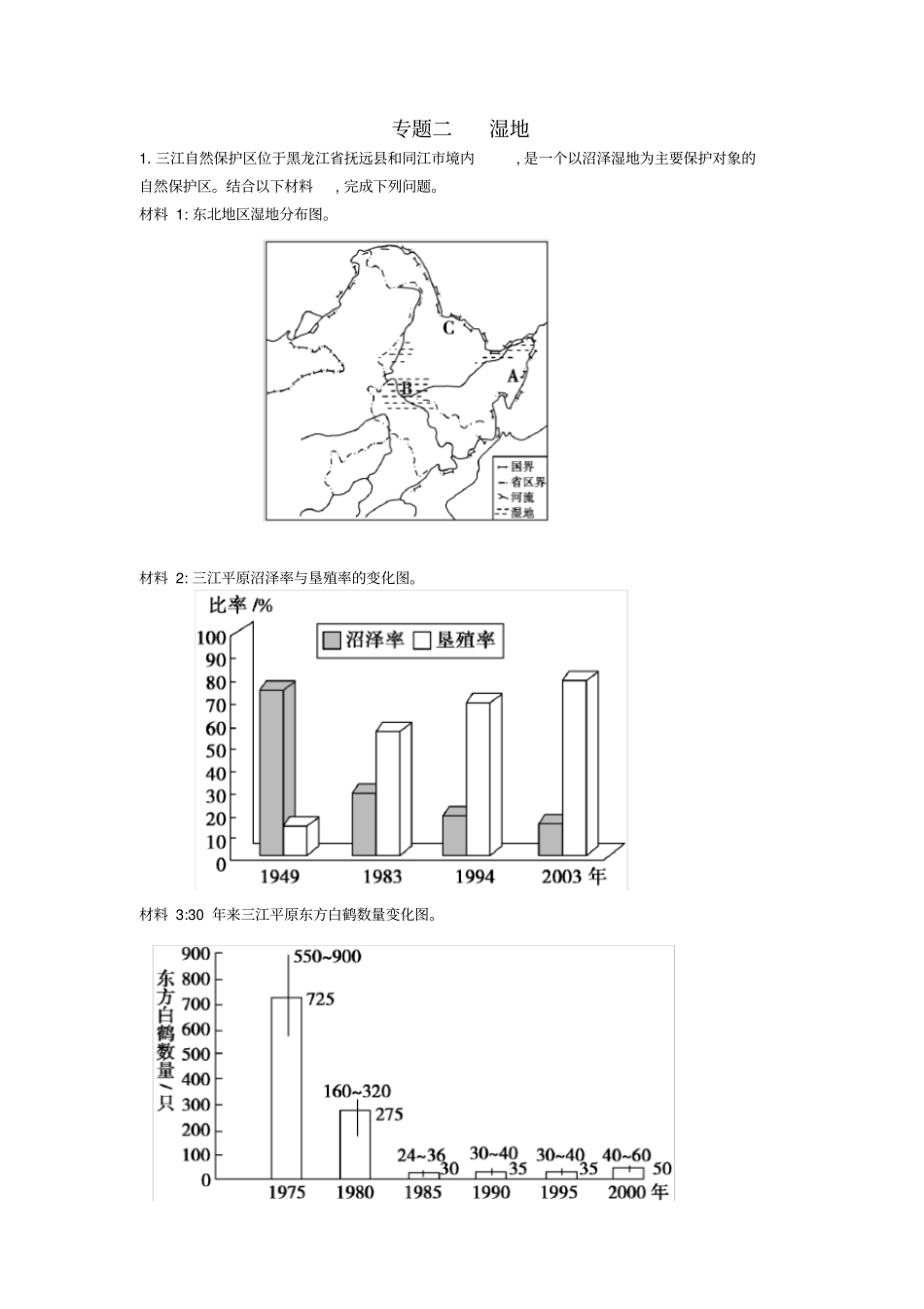 专题湿地形成原因_第1页