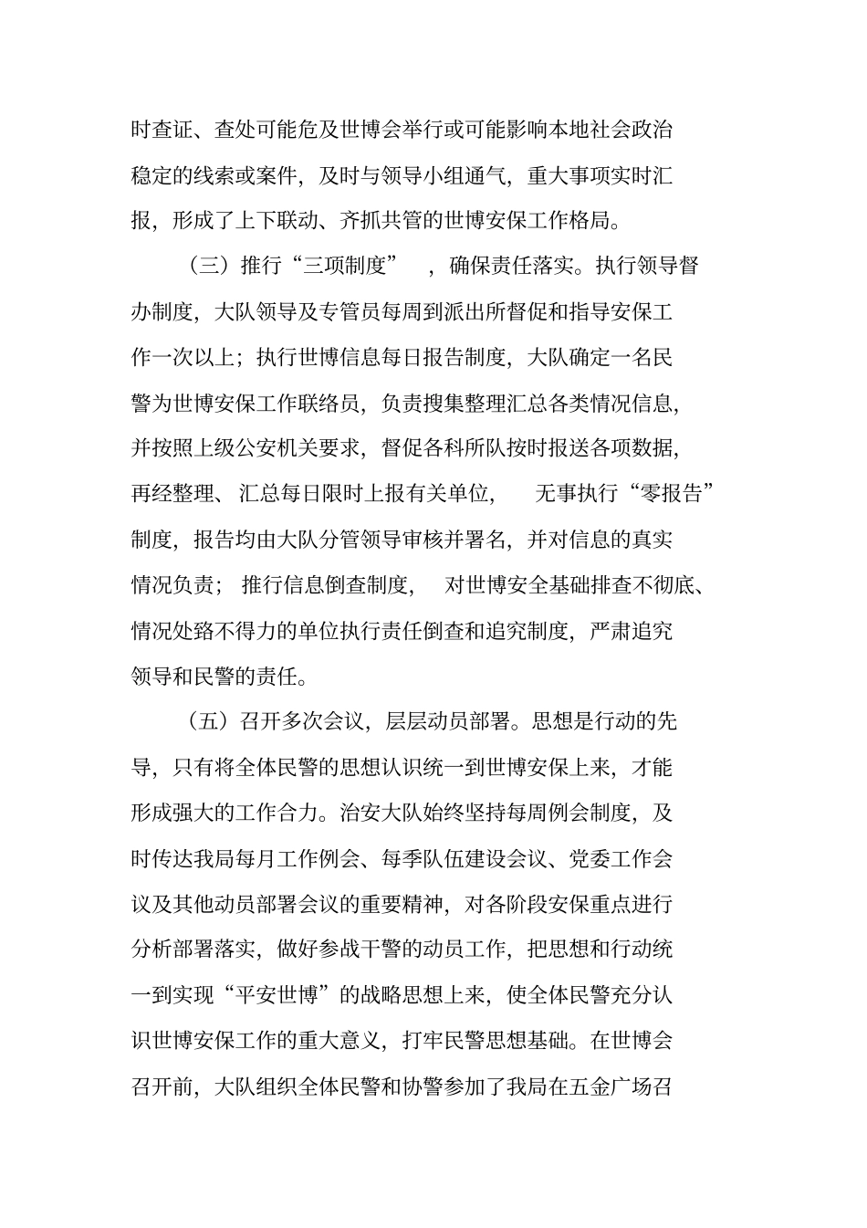 世博安保工作总结_第3页