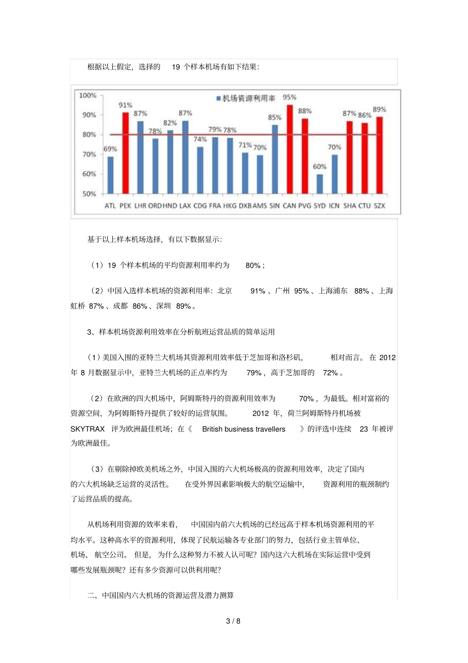 世界主要机场的时刻运营数据简要分析_第3页